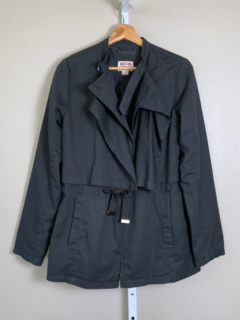 Mossimo Lightweight Drawstring Flap Cape Cotton Jacket